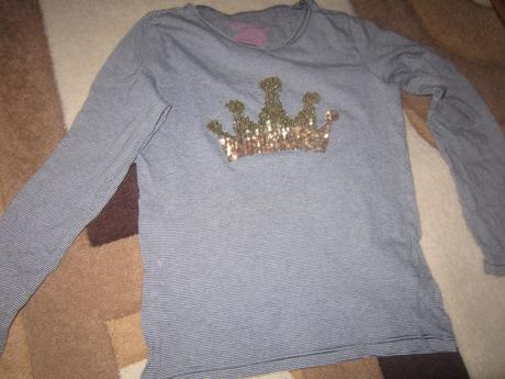 Tričko princess s dlhým rukávom zn. review, review,128