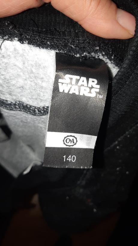 Tepláky star wars - minimum nosené, c&a,140