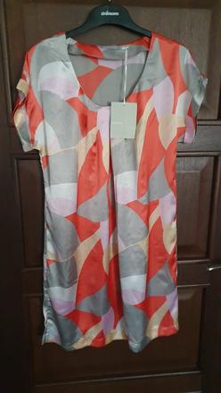 Letné saténové šaty / tunika, 44 / xl