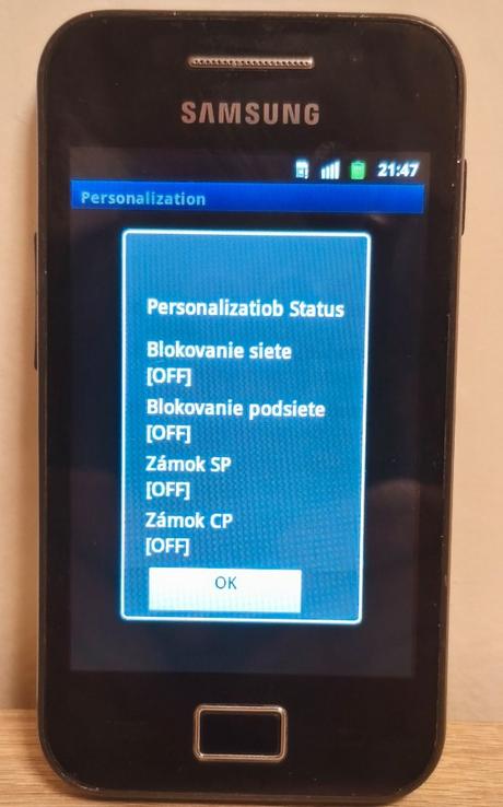 Predám mobil samsung galaxy ace gt-s5839i, samsung