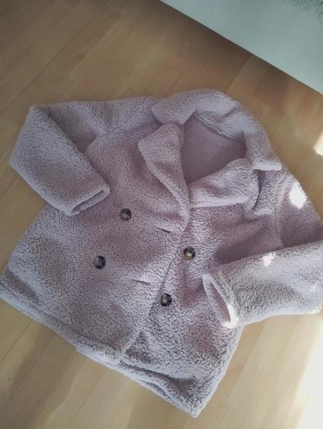 Dámsky teddy kabát, s