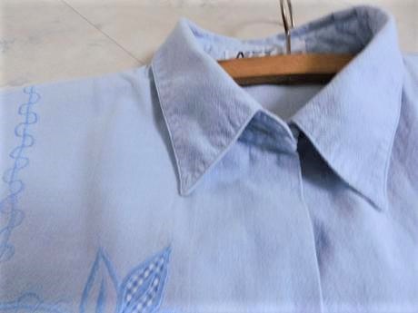 Plátenná vintage riflová košeľa, xxl