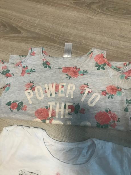 4ks tričiek, h&m,128