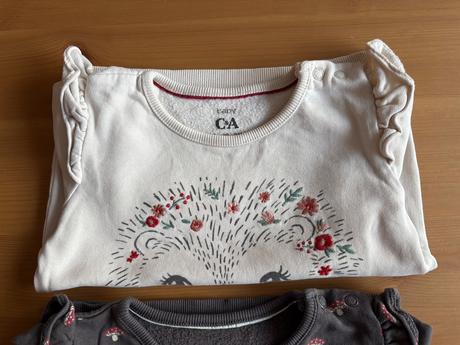 2 mikinky, c&a,92