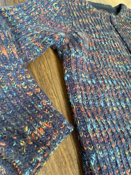 Dlhy pletený kardigan, m