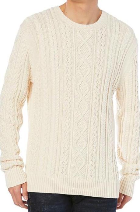 Pánsky pletenỳ pulóver, l