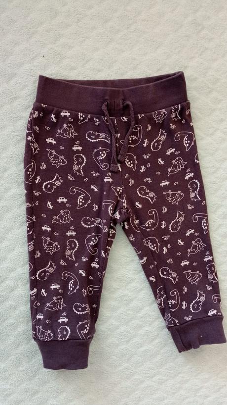 Tepláky dinosaury, baby,74