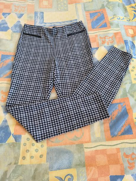 Kárované nohavice, stradivarius,m