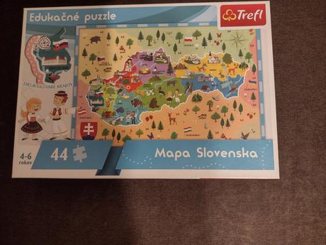 Puzzle mapa slovenska, 