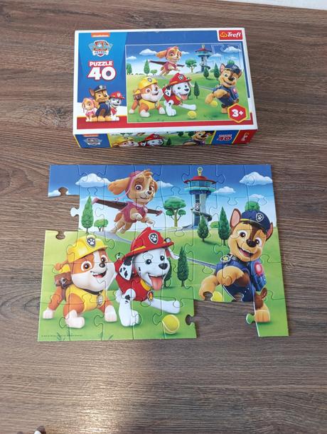Puzzle krtko a labkova patrola, 