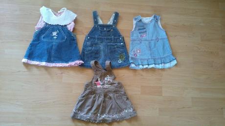 Riflové šatočky/sukničky, 74