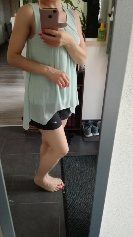 Krásna mentolová blúzka, l