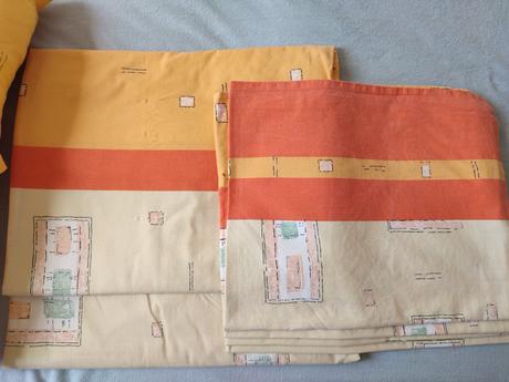 Obliečky na dve posteľe bavlna so 4 vankúšmi, šírka (cm): 140,dĺžka (cm): 200