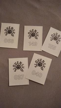 Nálepky slovenskô,