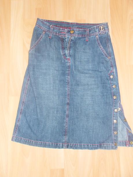 Talianska rifľová sukňa cappopera, 40