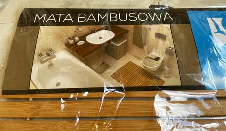 Drevená bambusová rohož,