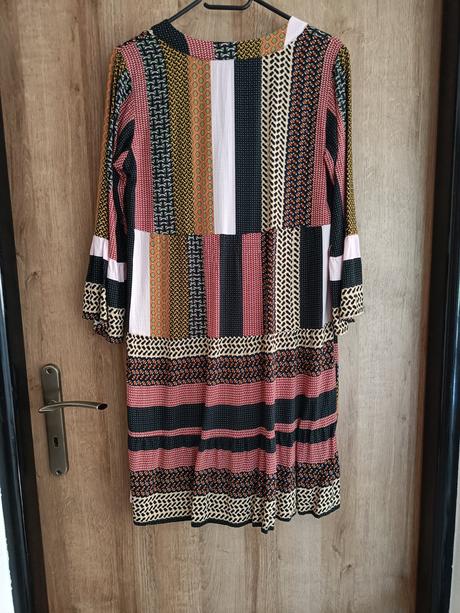 Ľahké viskózové šaty rainbow, bonprix,s