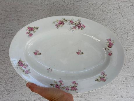 Starozitna velika vintage cca 100 rocna misa tacka,