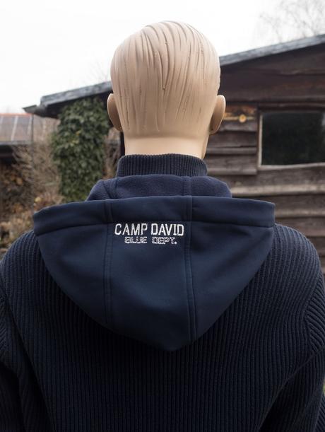 Camp david pletená mikina, s