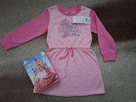 Teplakove saty a puzzle - vsetko nove s visackou, pepco,104