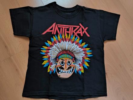 Tričko s indiánom anthrax, 122