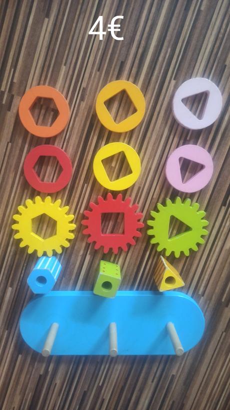 Drevene montesory vkladacky,