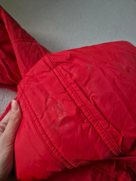 Červená zimná bunda, kenvelo,104