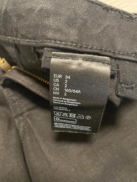 Slim rifle., h&m,xs