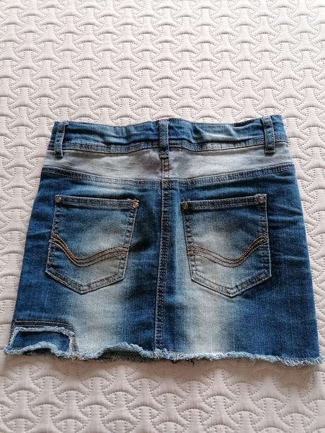 Dievčenská rifľová sukňa, crashone,146