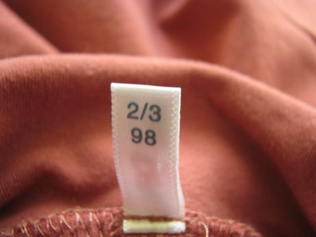 Tehlovo červený bavlnený roláčik, 98