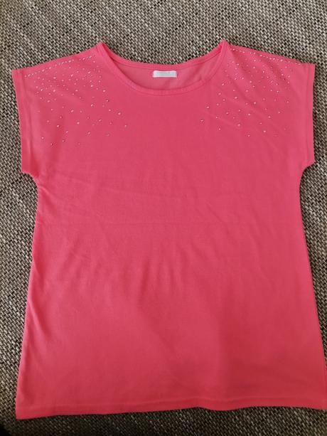 Dievčenské tričko 146/152 s kamienkami, pepco,146