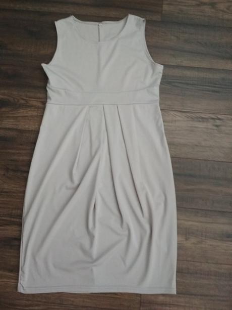 Sivé tehotenské šaty, s