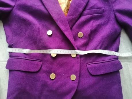 Luxus fialové sako lindex,merino vlna,v40, lindex,40