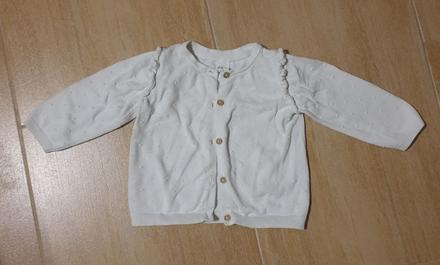 Sveter dievčenský biely h&m, h&m,74