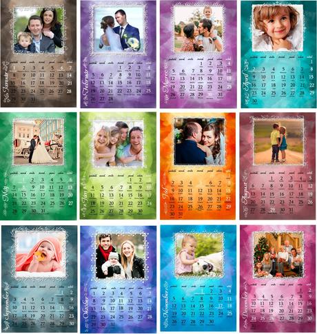 Rodinný kalendár formát a3, 