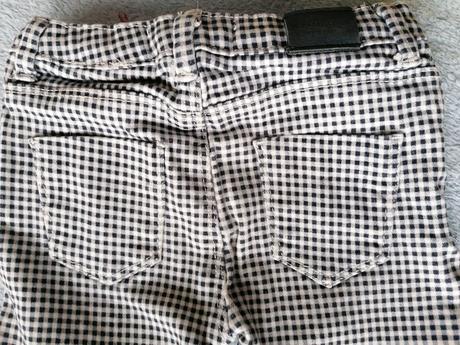 Kockove nohavice, zara,80