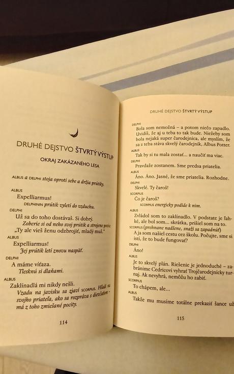 Kniha harry potter a prekliate dieta, 