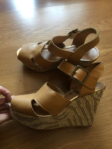 Sandále na platforme, george,40