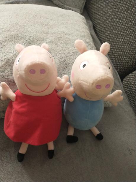 Plyšáky peppa a george, 
