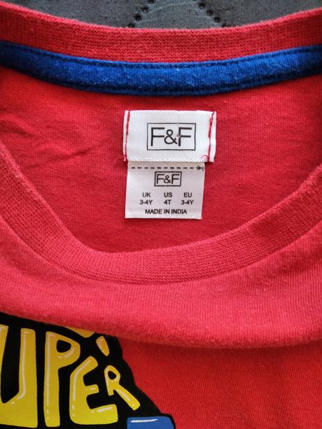 Tričko s krátkym rukávom, f&f,104