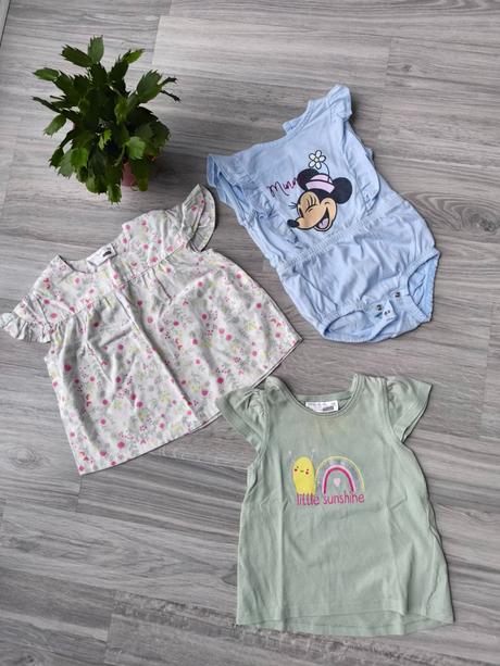 2x tričko a 1x body, ergee,74