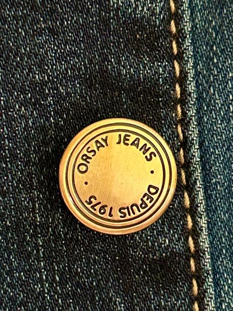 Kratšia riflová bunda č.38, orsay,m