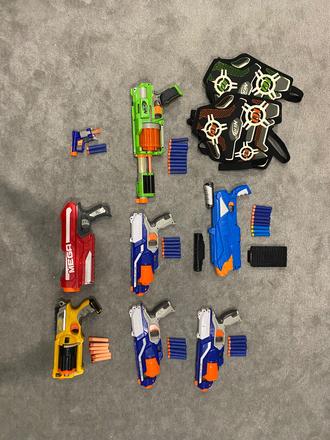 Nerf pištole náboje oblek -set,