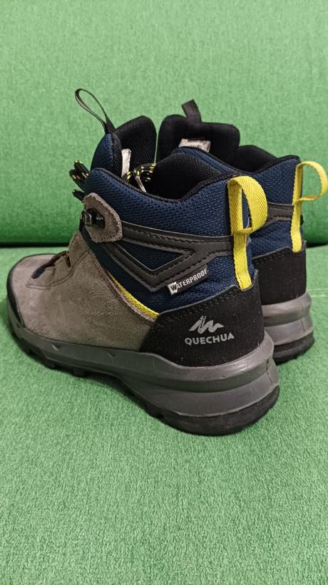 Chlapčenské turistické topánky quechua, quechua,35