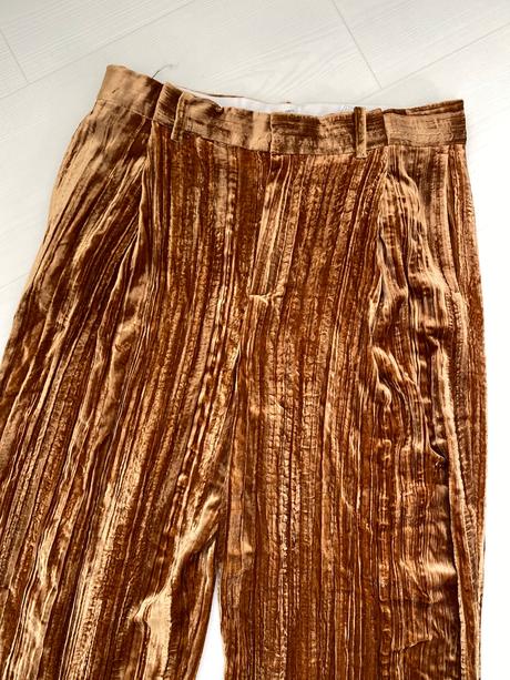 Zara - semišové nohavice, zara,s