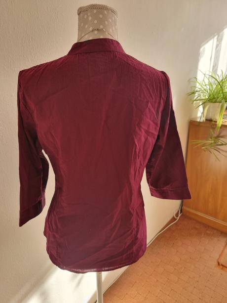 Bordová blúzka dorothy perkins 40, dorothy perkins,40