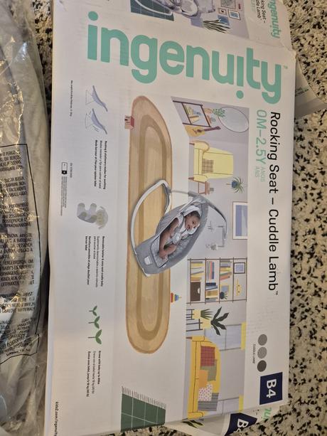 Hojdacie kresielko - ingenuity, rocking seat cuddl, 