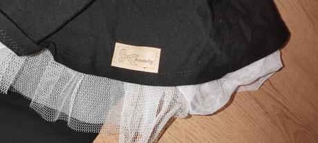 Štýlové legíny s tylom, 98