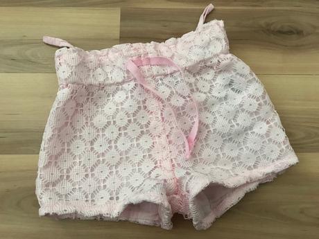 Nadherne cipkovane sortky, kik,80