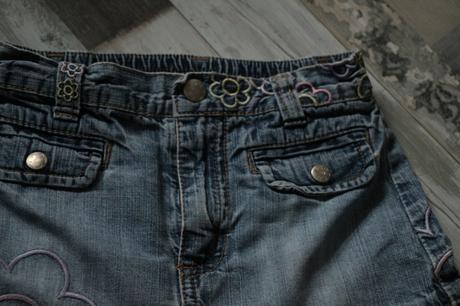 Riflová sukňa, h&m,98